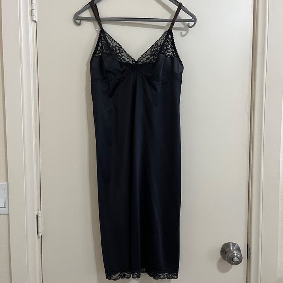 Vtg Slip Dress Whimsigoth Y2K Fairy Grunge Festival Coquette Sz M Romantic Lace - Picture 1 of 7